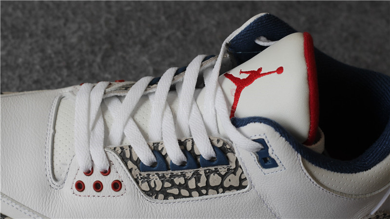 Air Jordan III 3 OG True Blue White Nike Back